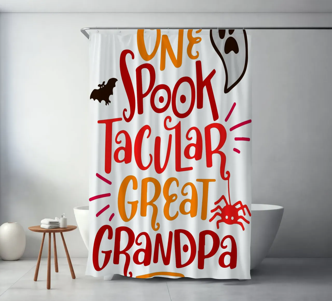 Nonno SPOOKTACULAR tenda da doccia da onechoice