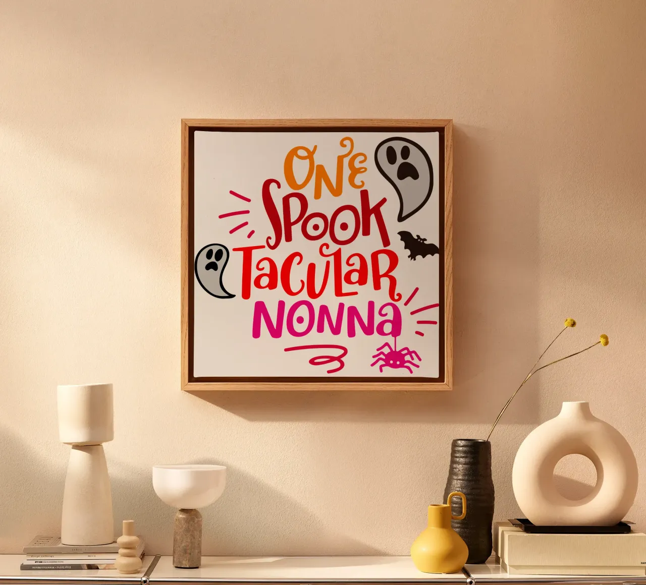 noona SPOOKTACULAR tela con Cornice a cassetta da onechoice