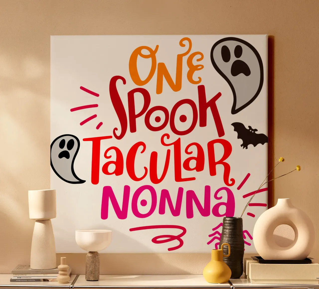 noona SPOOKTACULAR tela con Cornice a cassetta da onechoice