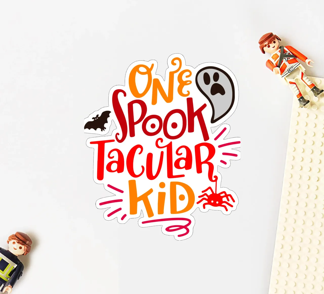 SPOOKTACULAR kid sticker by onechoice