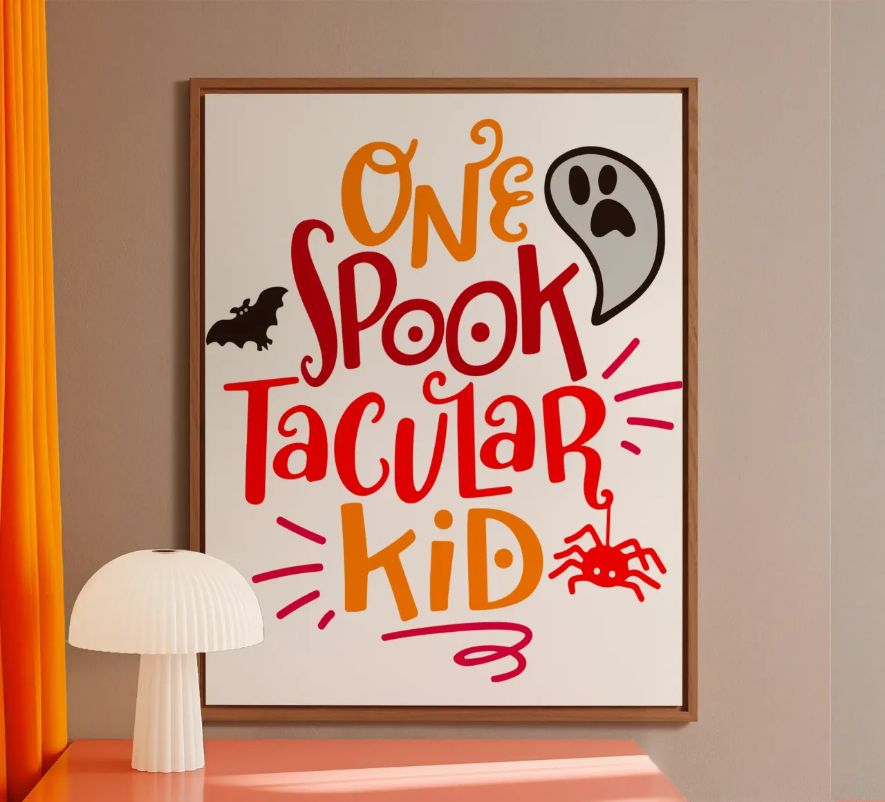 Bambino SPOOKTACULAR alluminio dibond da onechoice