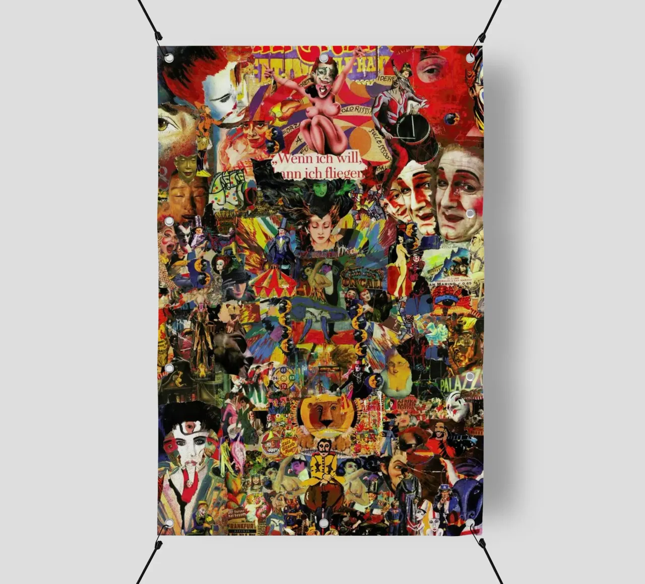 Magic Circus, 2010 telo in pvc da Gothans Papierwelten