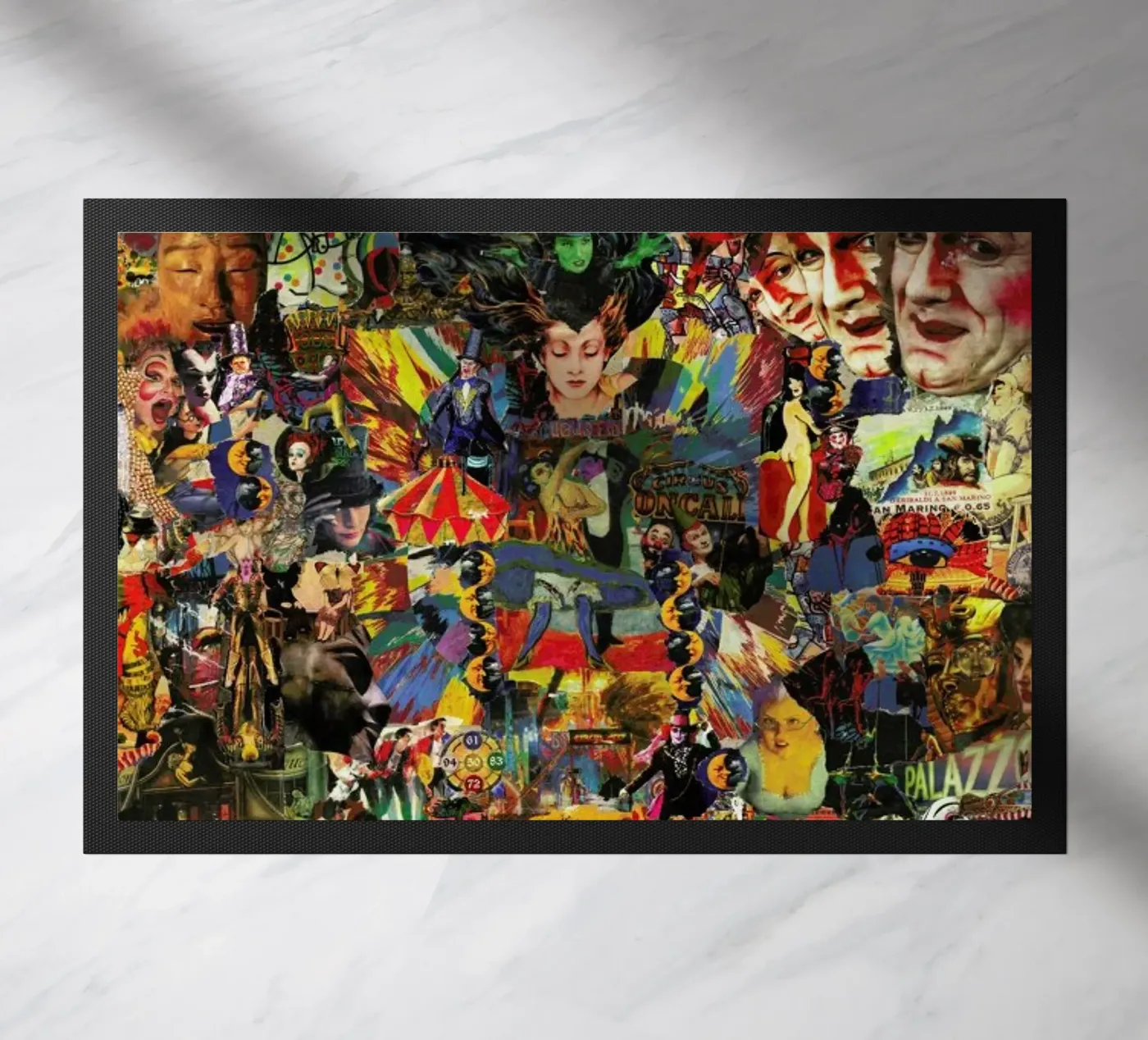 Magic Circus, 2010 deurmat van Gothans Papierwelten