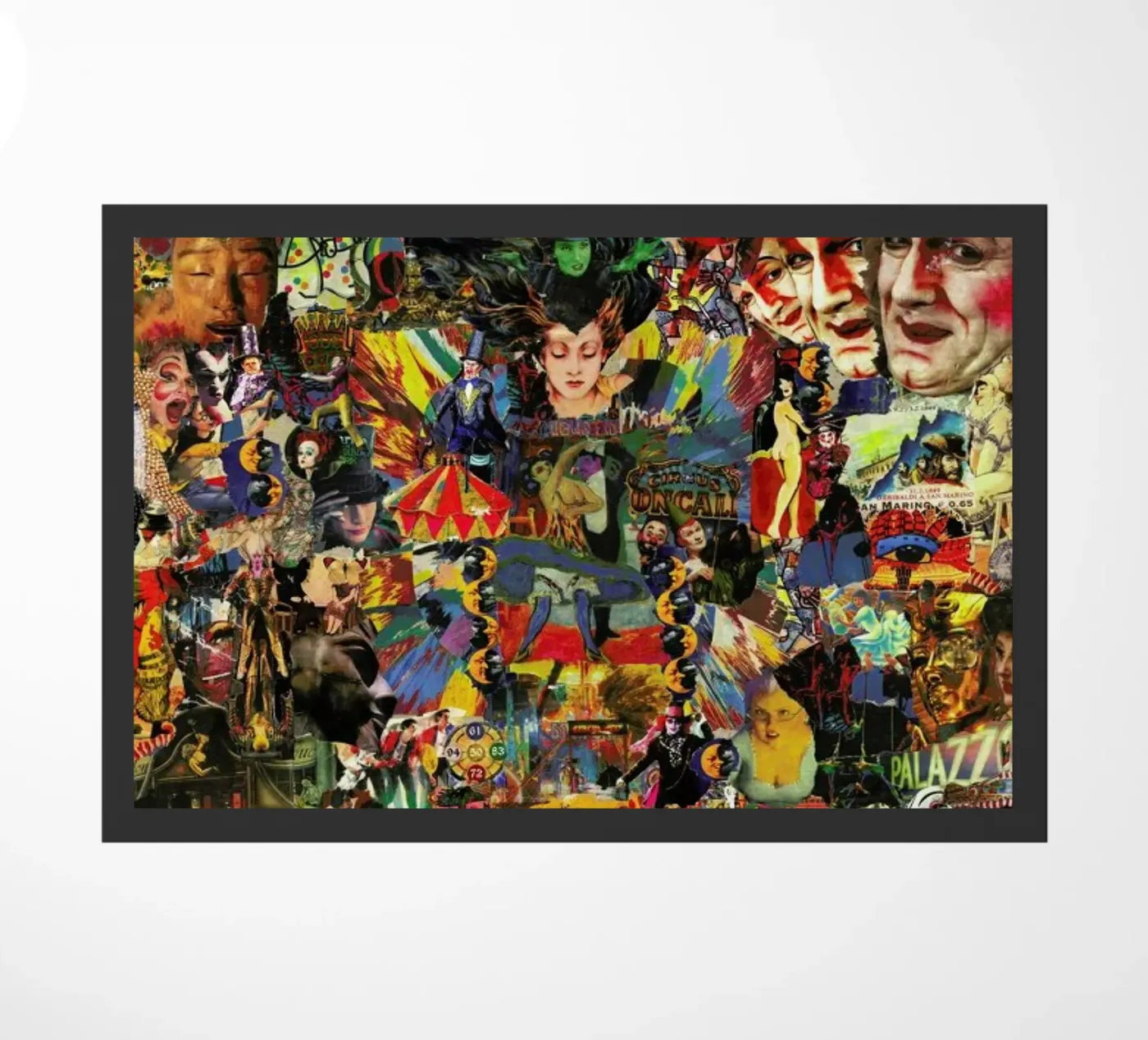 Magic Circus, 2010 deurmat van Gothans Papierwelten
