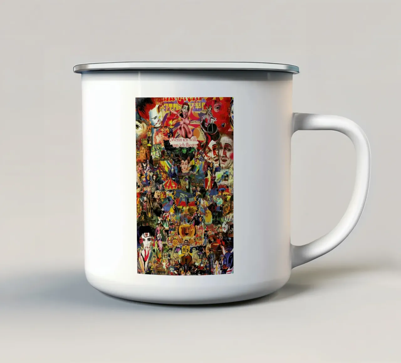 Magic Circus, 2010 taza de esmalte de Gothans Papierwelten