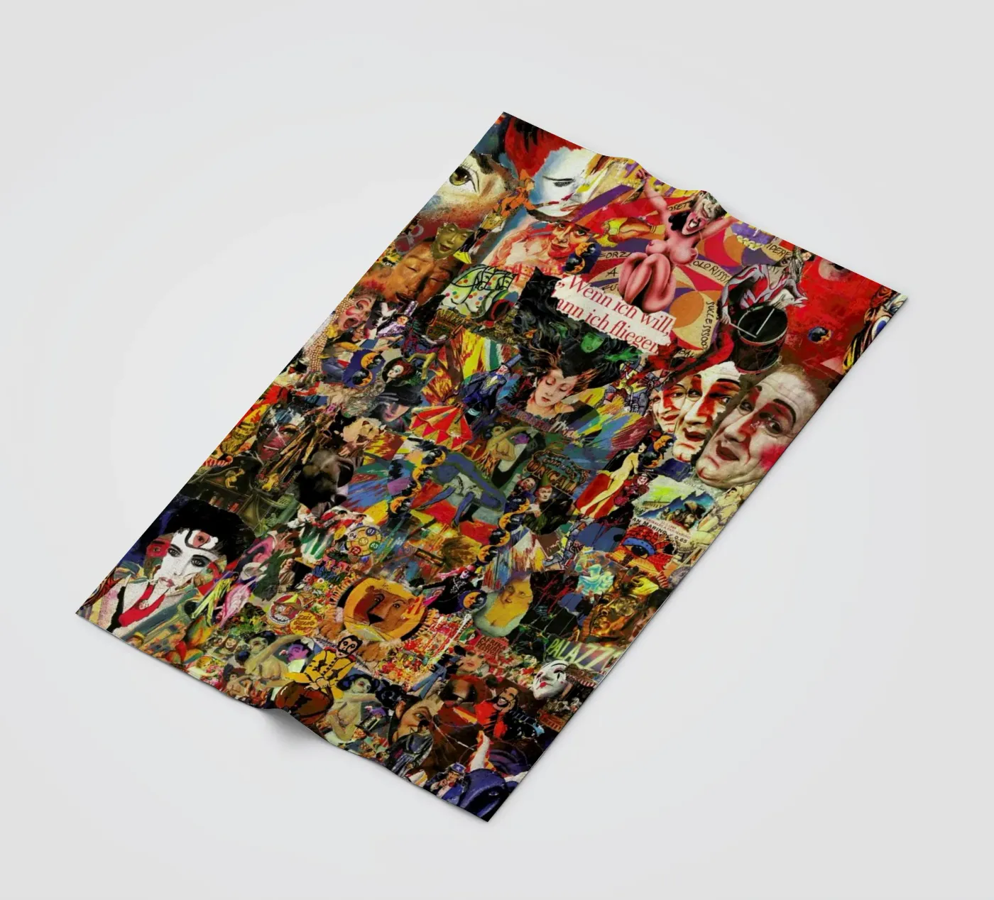 Magic Circus, 2010 Fleecedecke von Gothans Papierwelten
