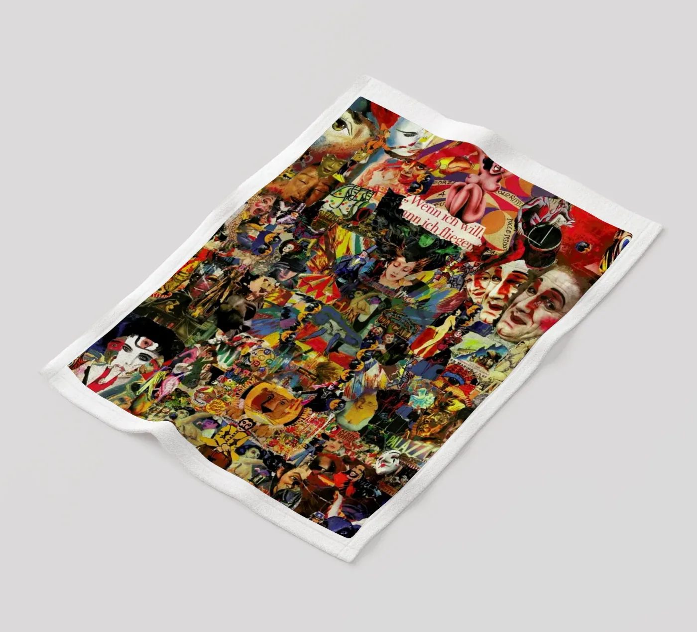 Magic Circus, 2010 Fleecedecke von Gothans Papierwelten