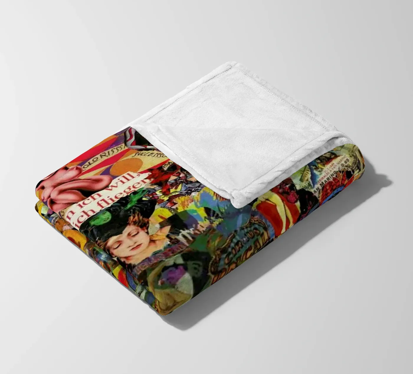Magic Circus, 2010 Fleecedecke von Gothans Papierwelten