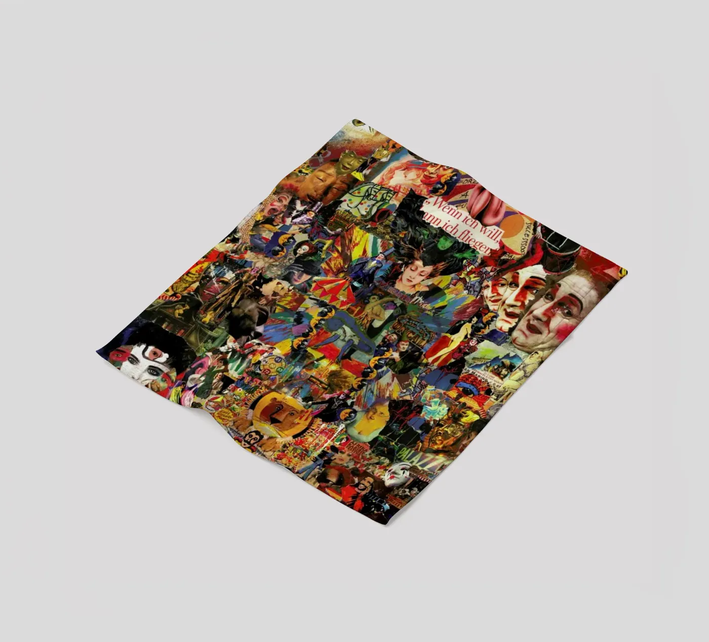 Magic Circus, 2010 Fleecedecke von Gothans Papierwelten