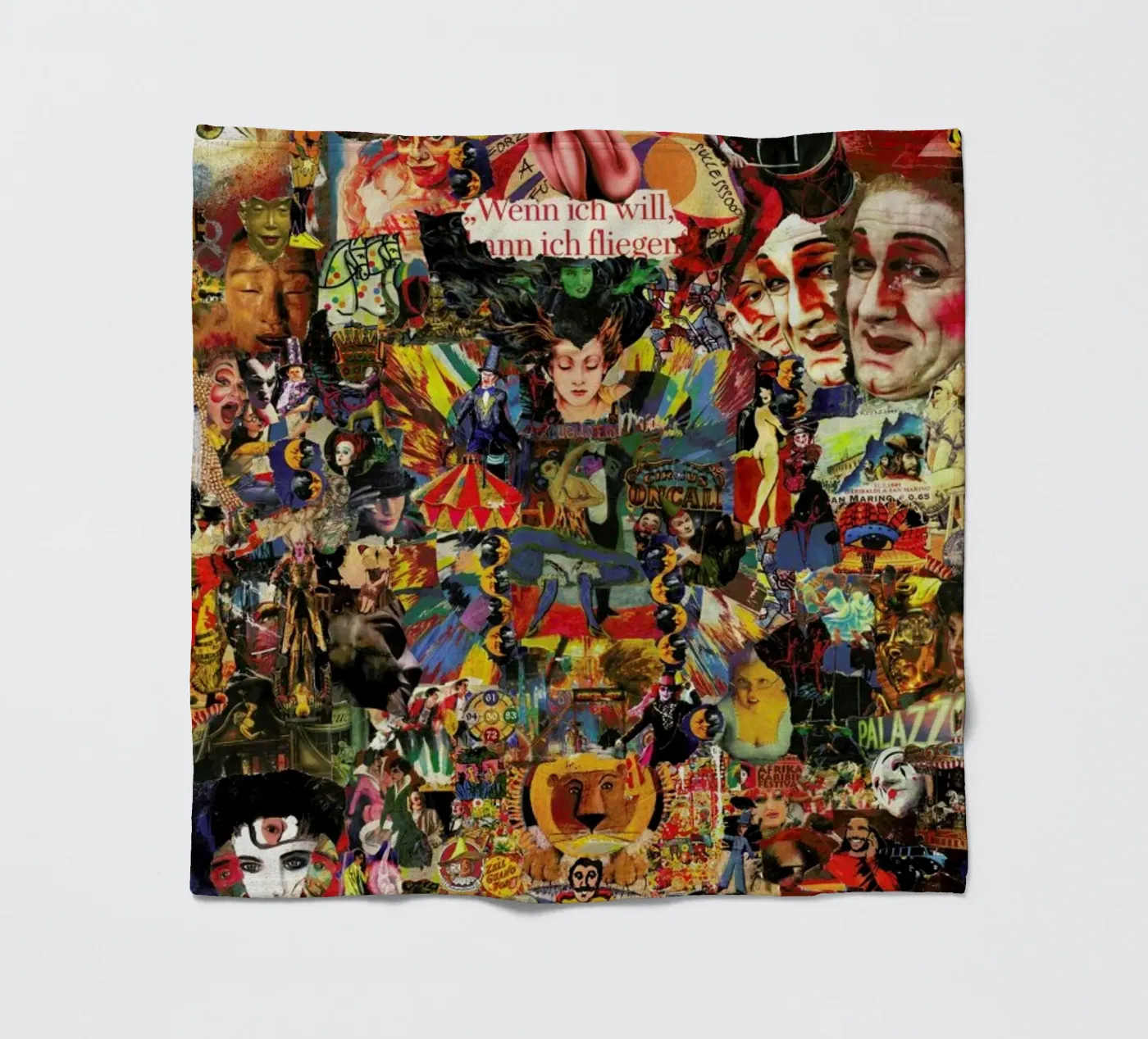 Magic Circus, 2010 Fleecedecke von Gothans Papierwelten