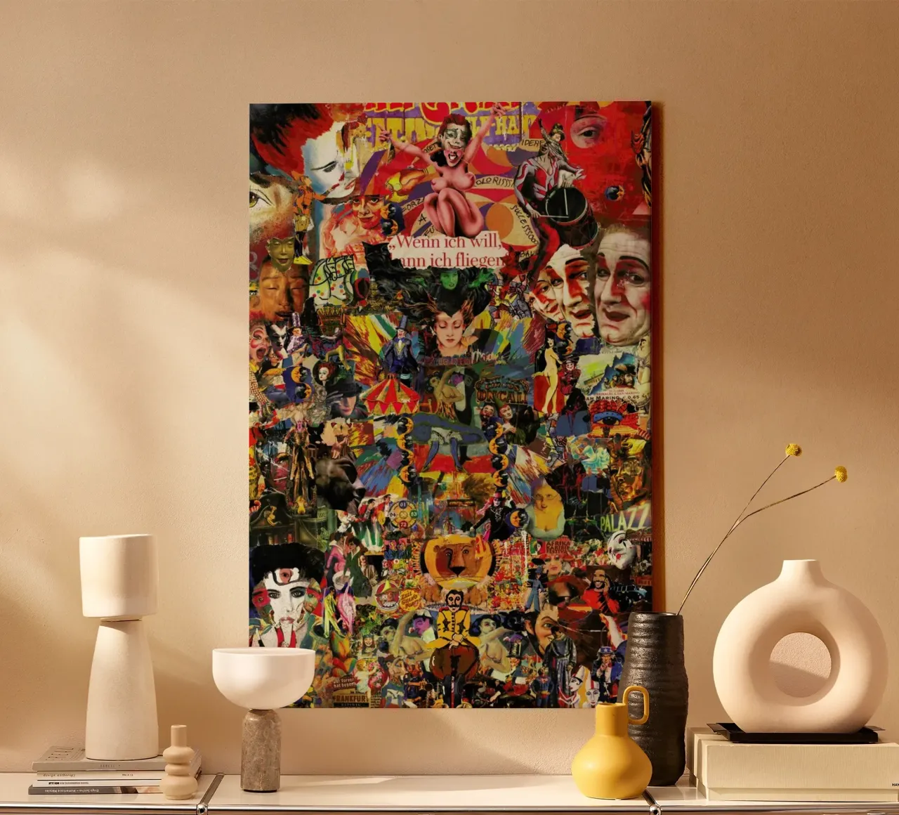 Magic Circus, 2010 tela con Cornice a cassetta da Gothans Papierwelten