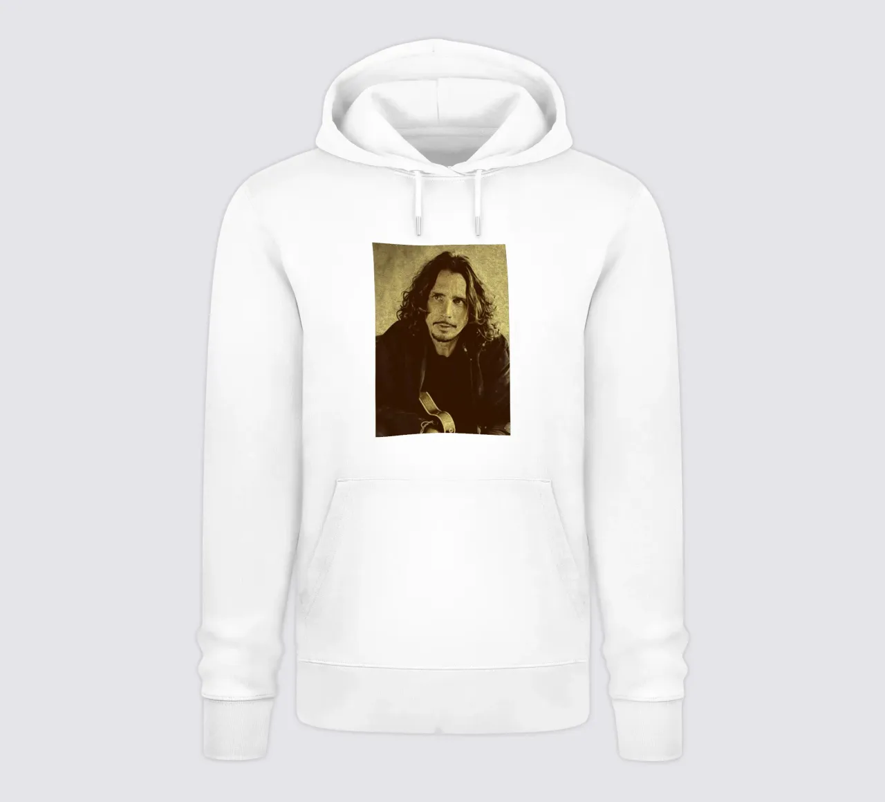 Chris Cornell ritratto retro rock felpa con cappuccio da singpentinksale