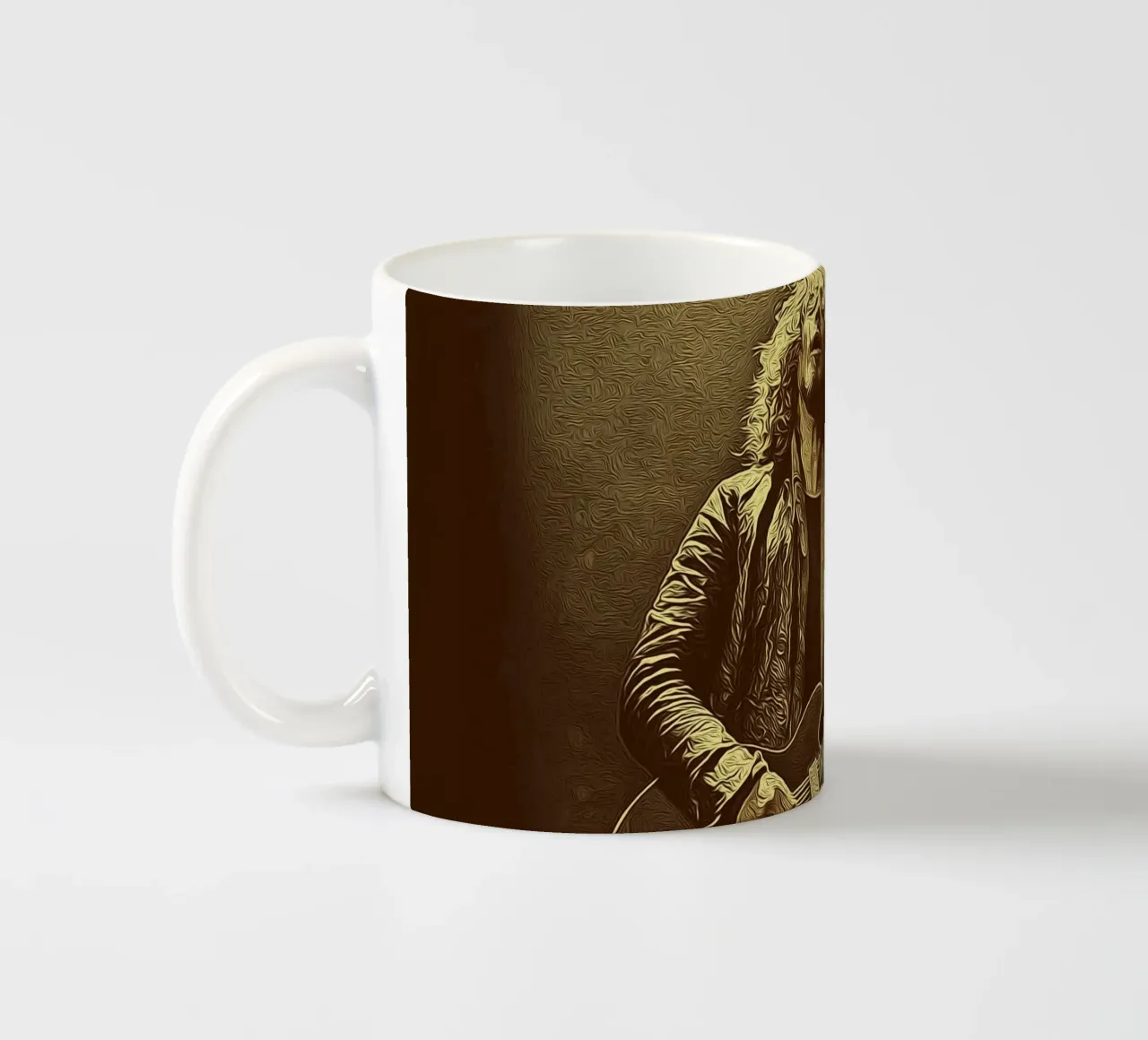 Riflettori e fumo tazza in ceramica da singpentinksale
