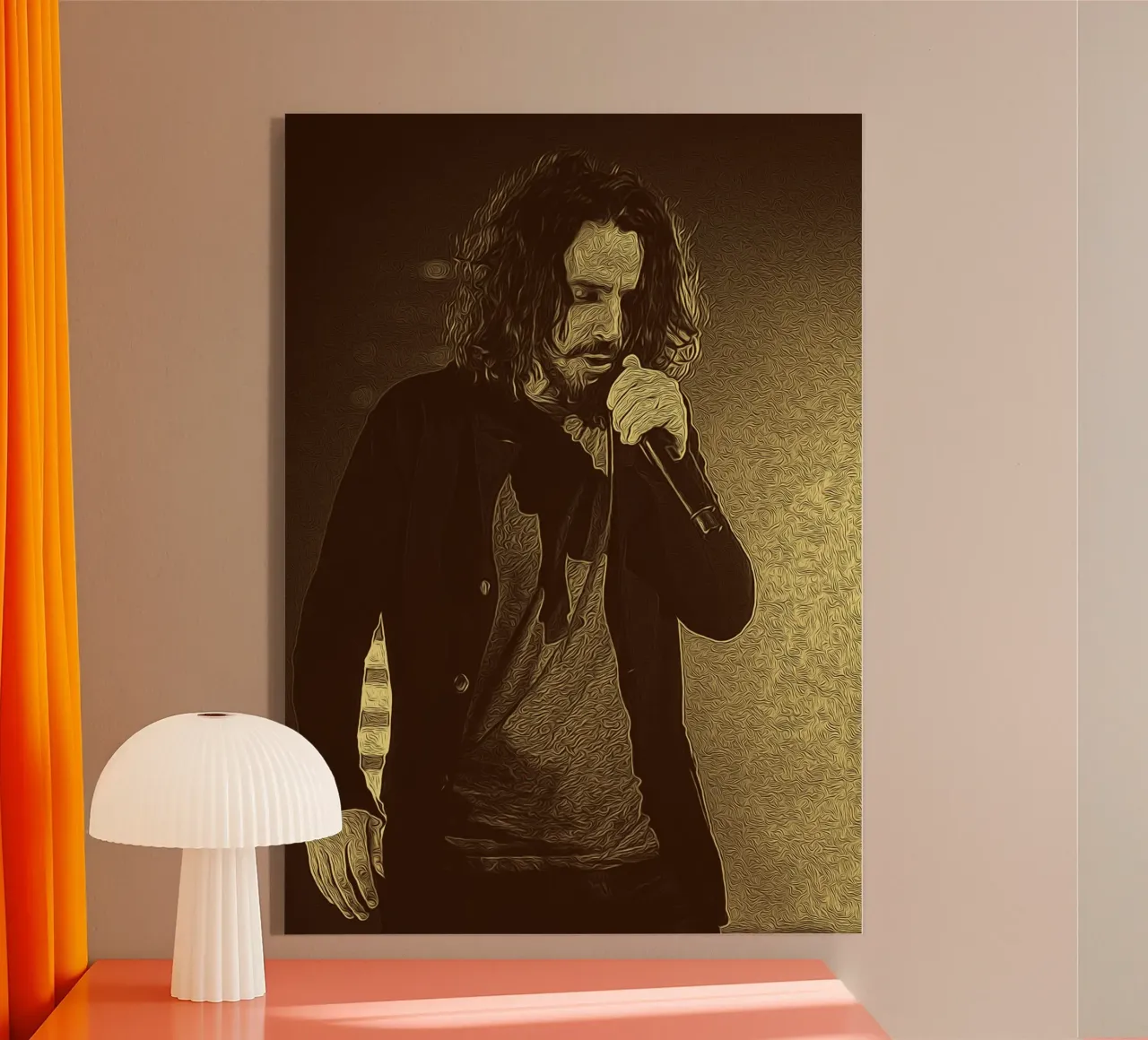 Face carved by sound softened by soul plexiglass da singpentinksale