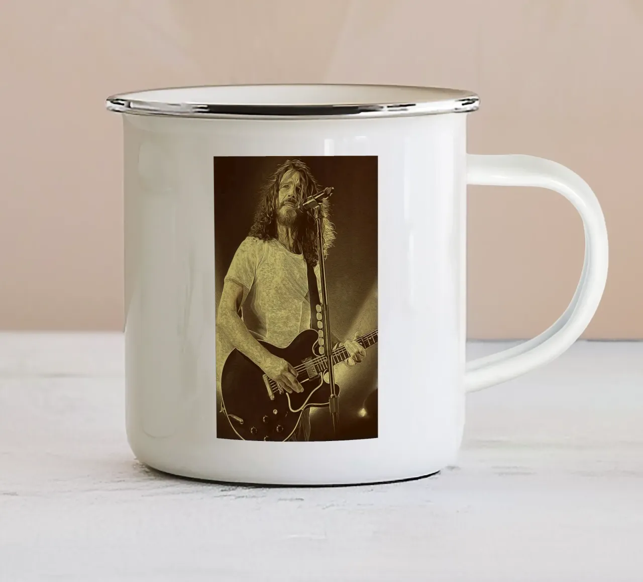 Smolder with Soul tazza in smalto da singpentinksale