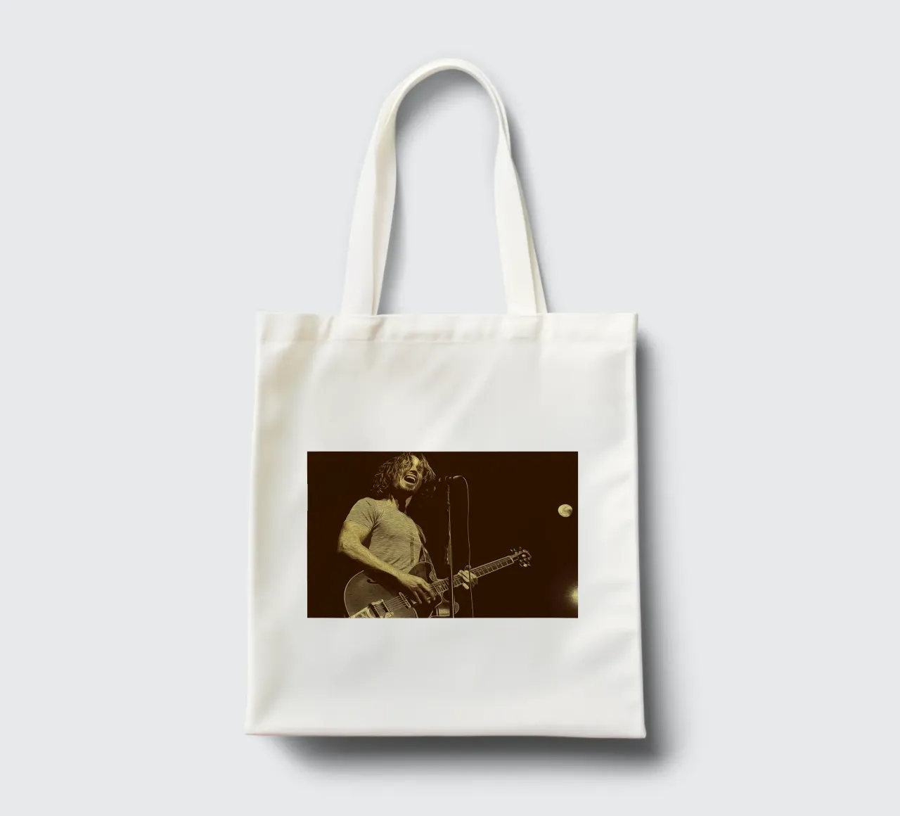 Chris Cornell: una performance iconica borsa in juta da singpentinksale