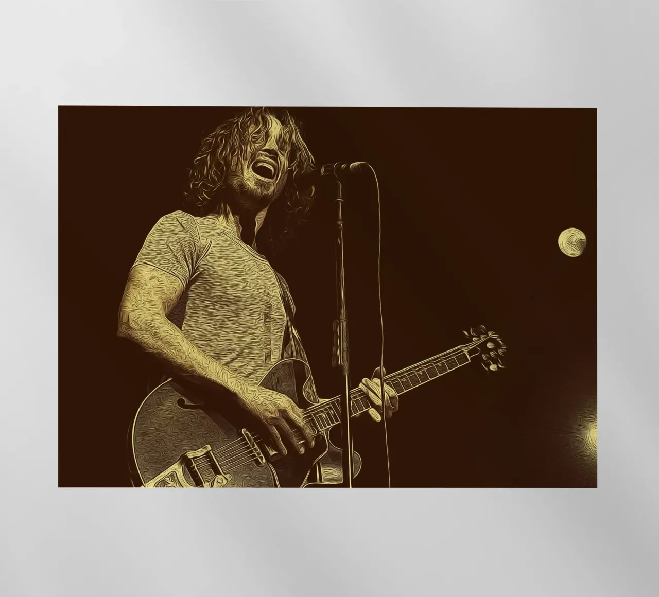 Chris Cornell: una performance iconica pellicola backlit da singpentinksale