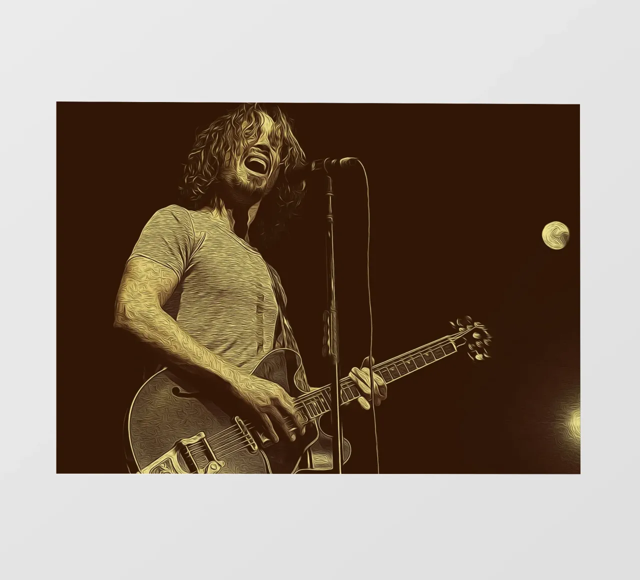 Chris Cornell: una performance iconica telo in pvc da singpentinksale
