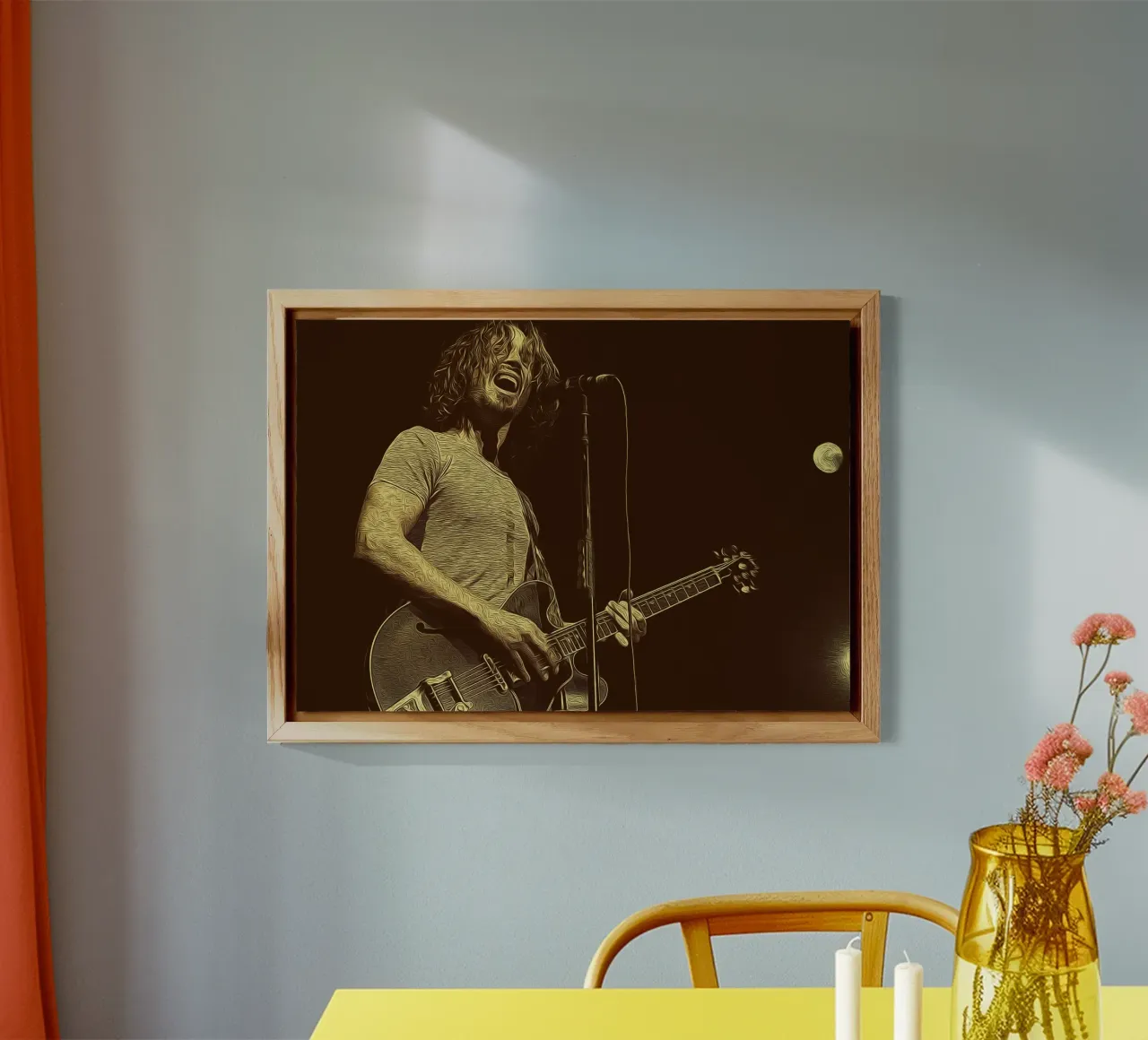 Chris Cornell: una performance iconica alluminio dibond da singpentinksale