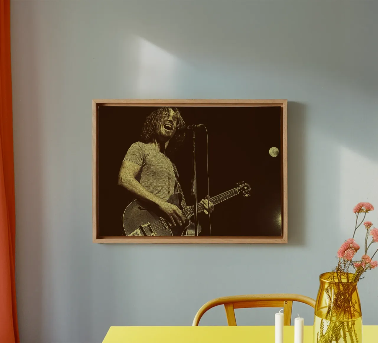 Chris Cornell: una performance iconica tela da singpentinksale