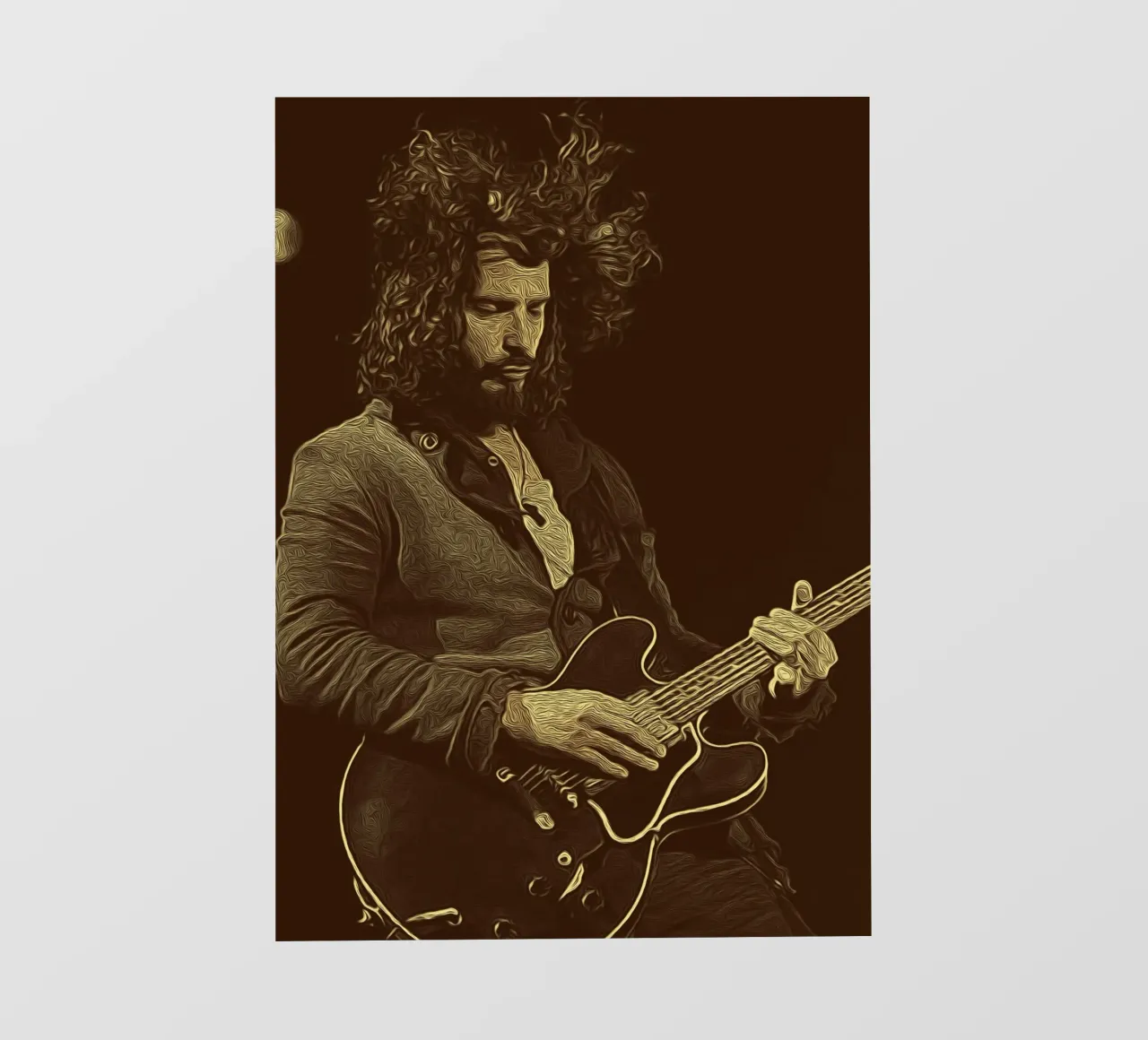 Chris Cornell Grunge espressivo telo in pvc da singpentinksale