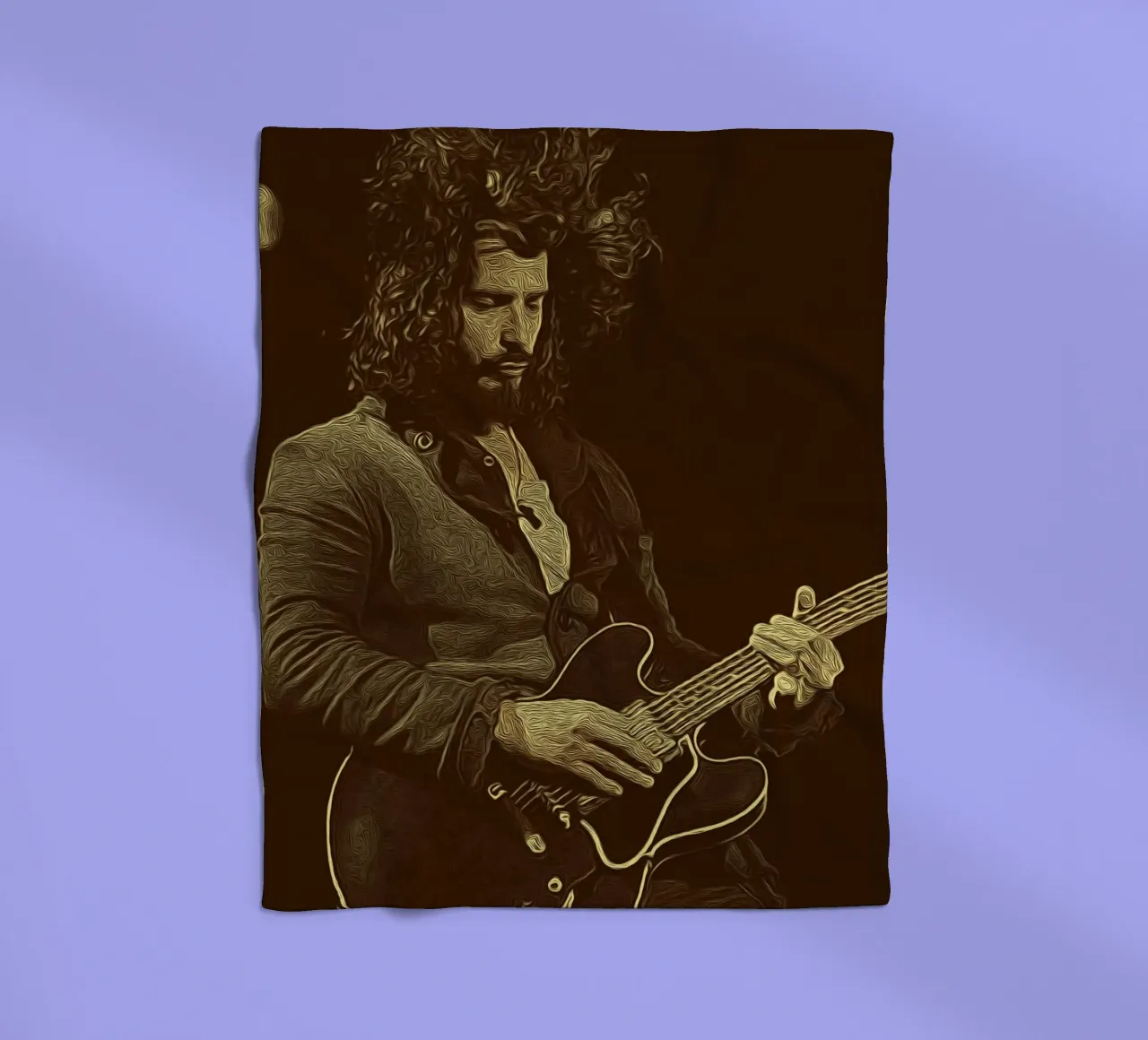 Chris Cornell Grunge espressivo coperta in pile da singpentinksale