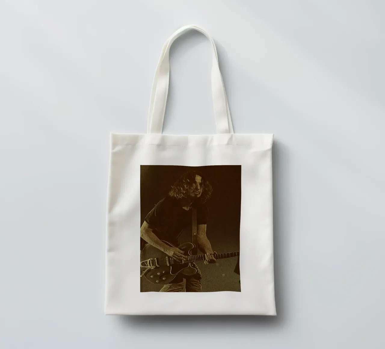 Chris Cornell Un re dall'anima ribelle borsa in juta da singpentinksale