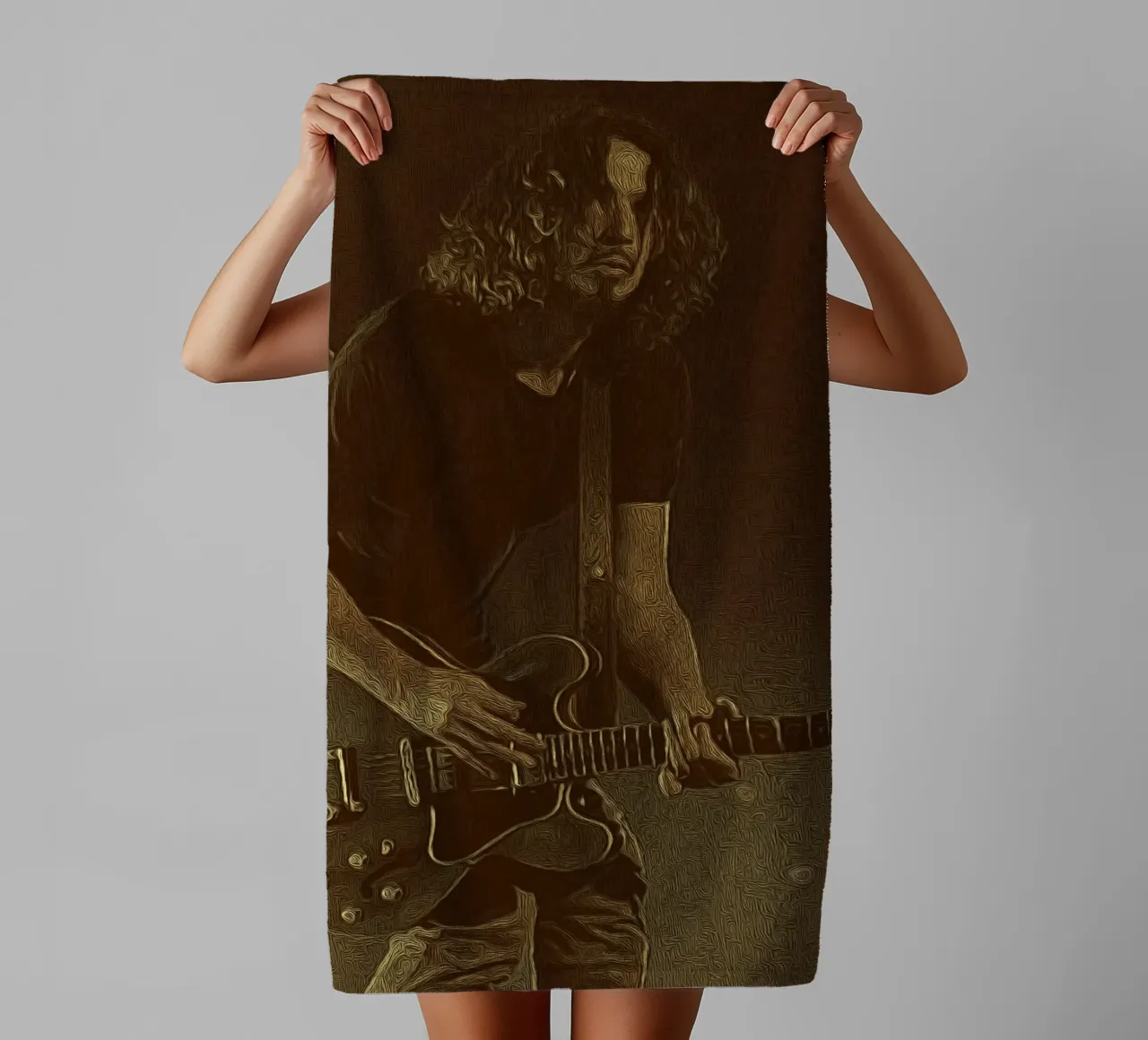 Chris Cornell Un re dall'anima ribelle asciugamano da bagno da singpentinksale