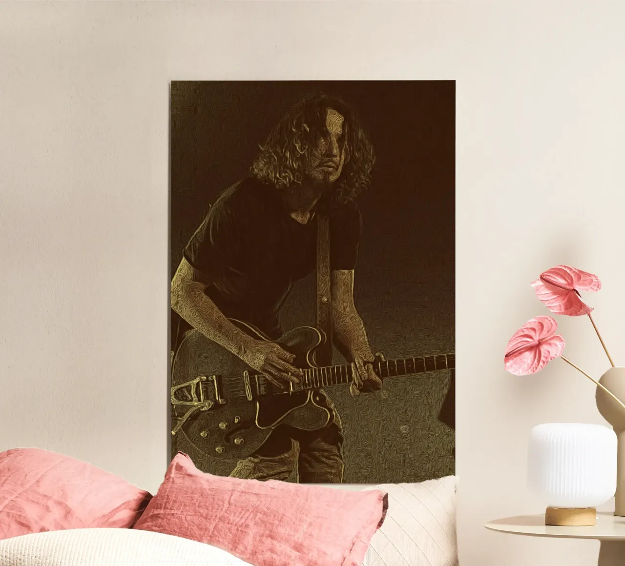 Chris Cornell Un re dall'anima ribelle alluminio dibond da singpentinksale