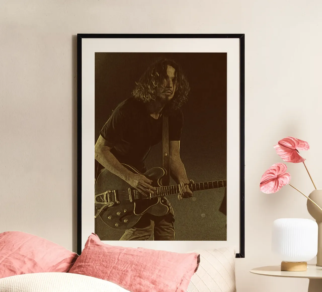 Chris Cornell Un re dall'anima ribelle carta hahnemühle da singpentinksale