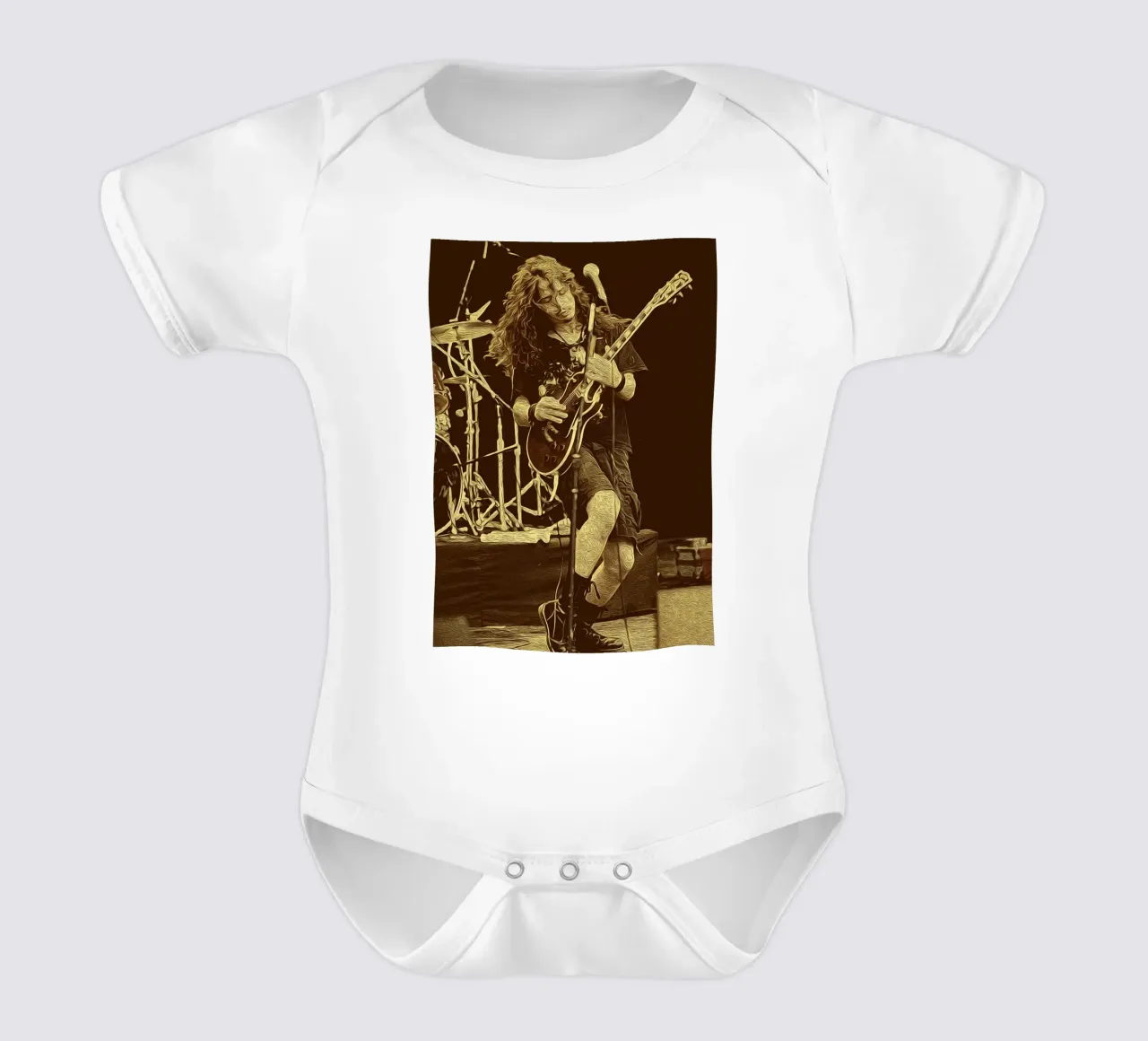 Grunge Legend Memory short-sleeve baby romper by singpentinksale