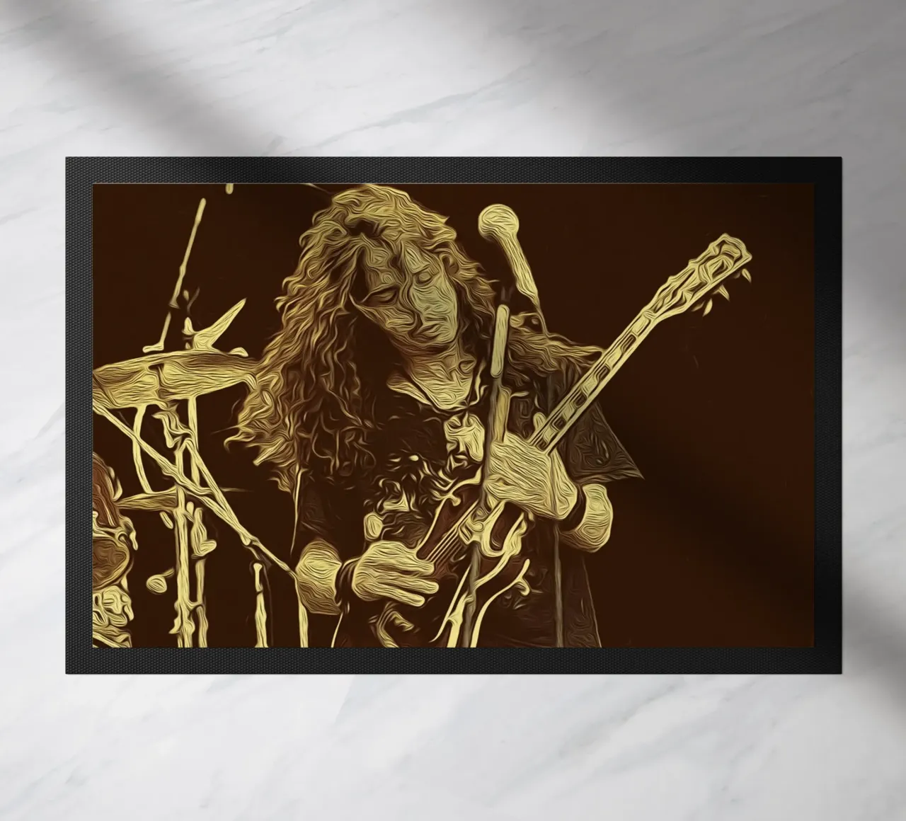 Grunge Legend Memory doormat by singpentinksale