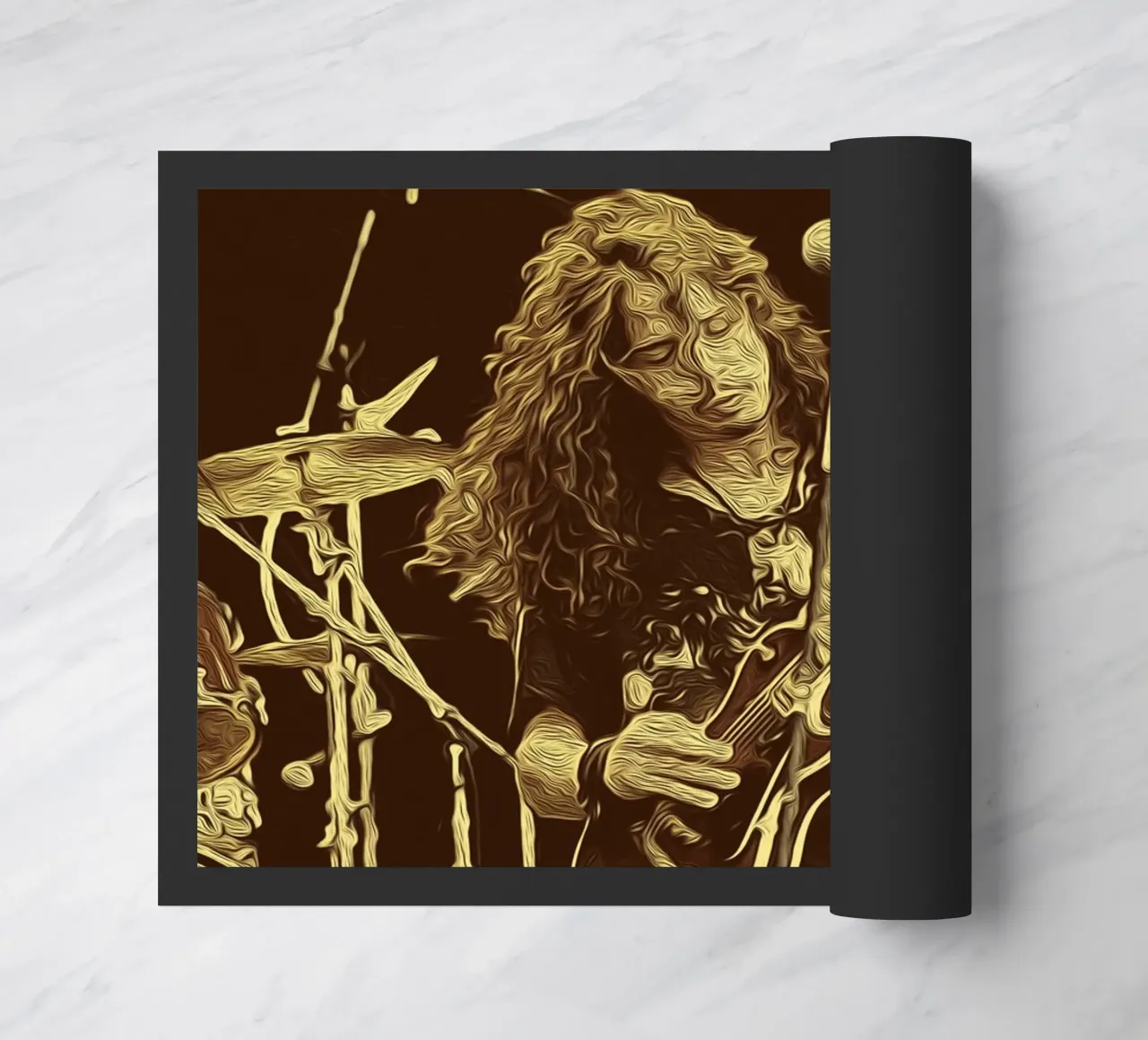 Grunge Legend Memory doormat by singpentinksale
