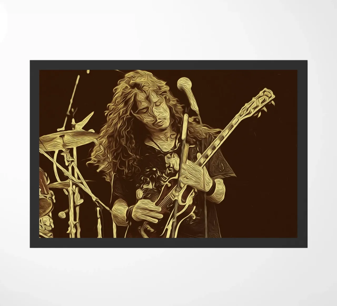 Grunge Legend Memory doormat by singpentinksale