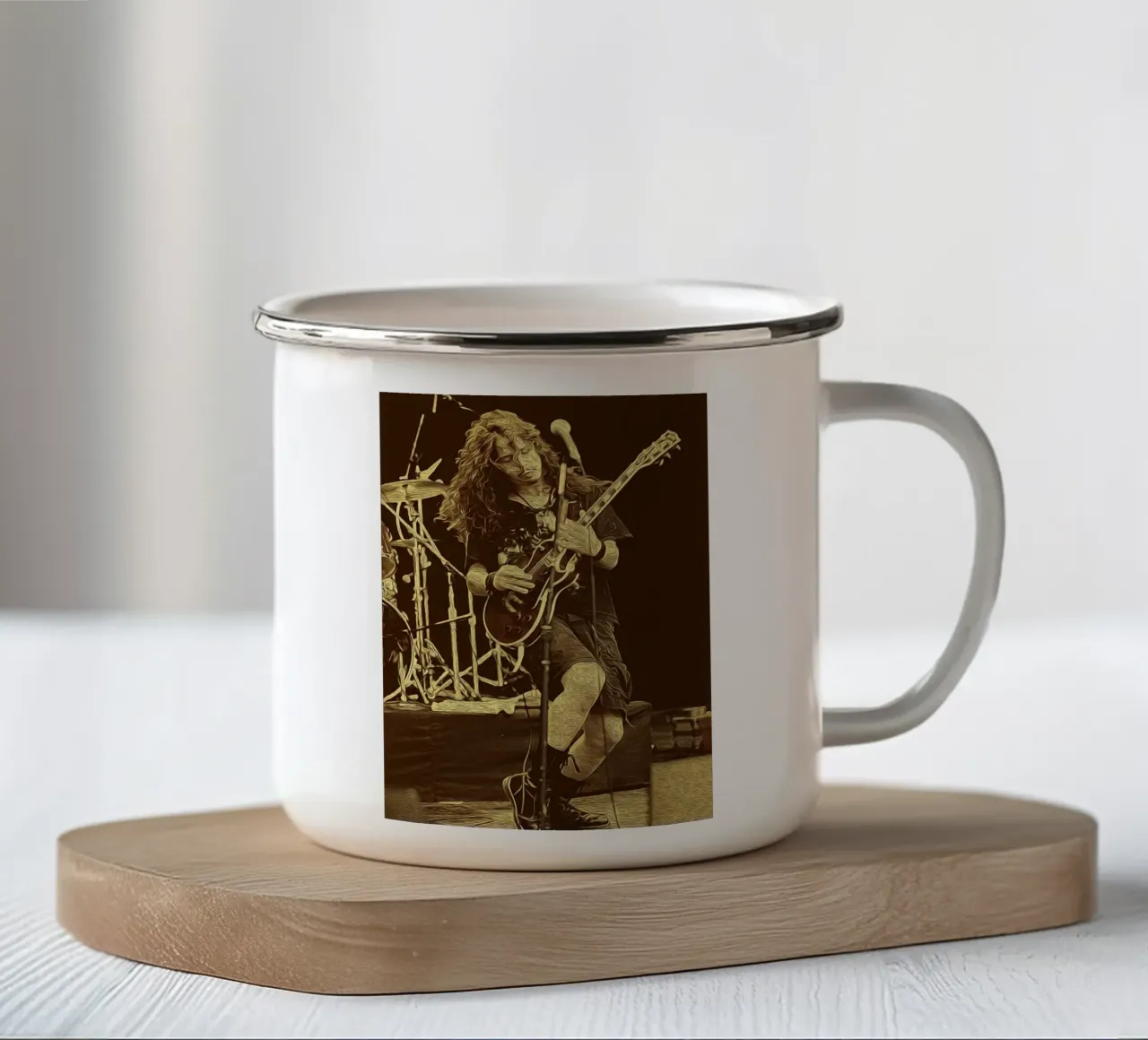 Grunge Legend Memory enamel mug by singpentinksale