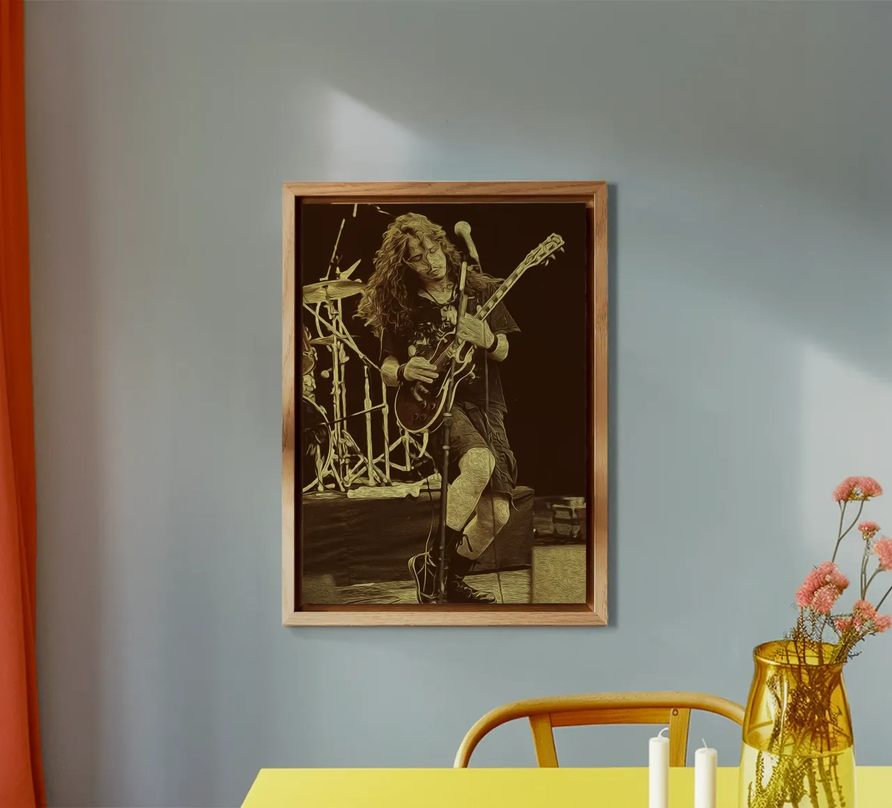 Grunge Legend Memory alu-dibond by singpentinksale
