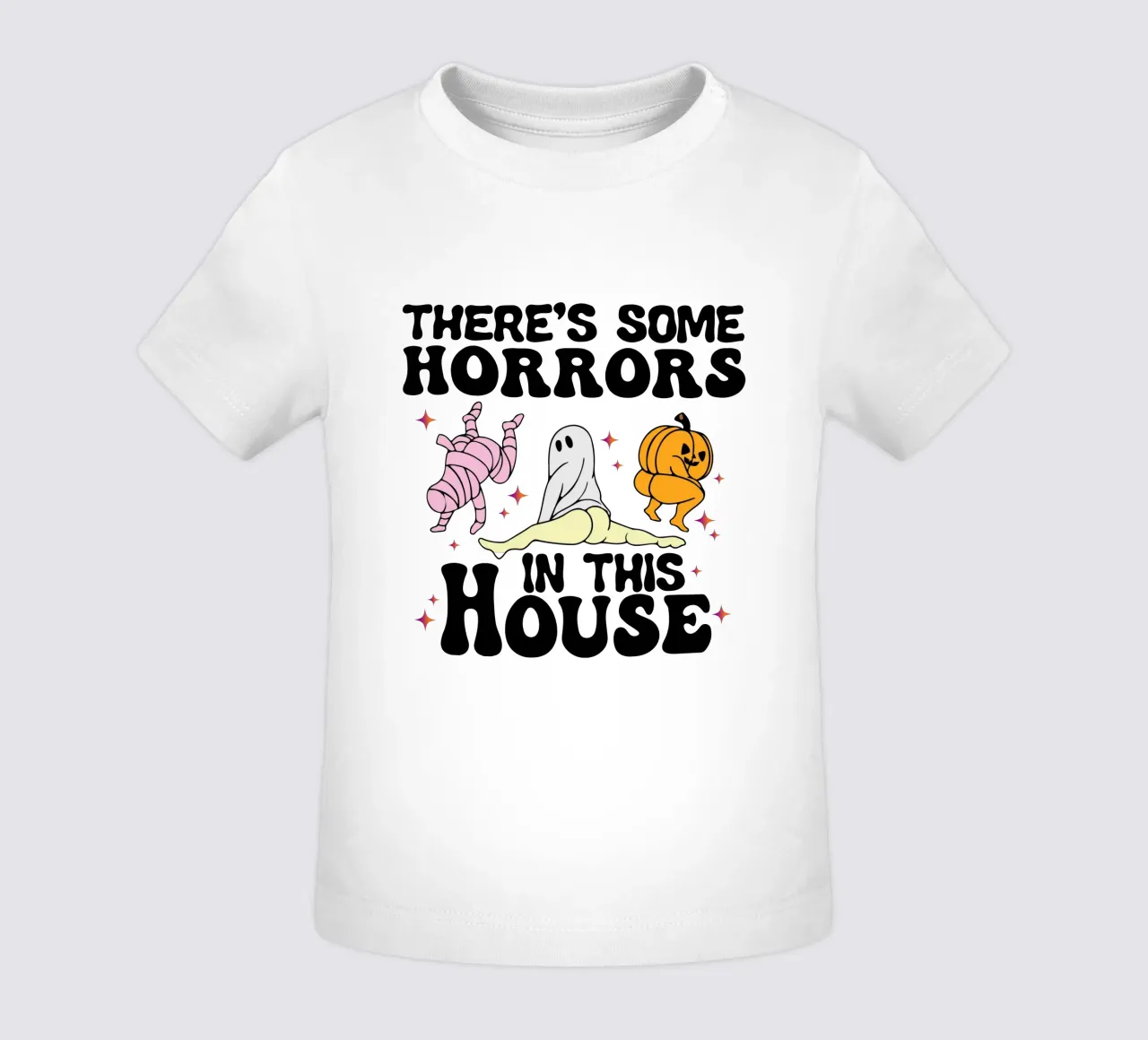 there some horrors in this house baby t-shirt by onechoice