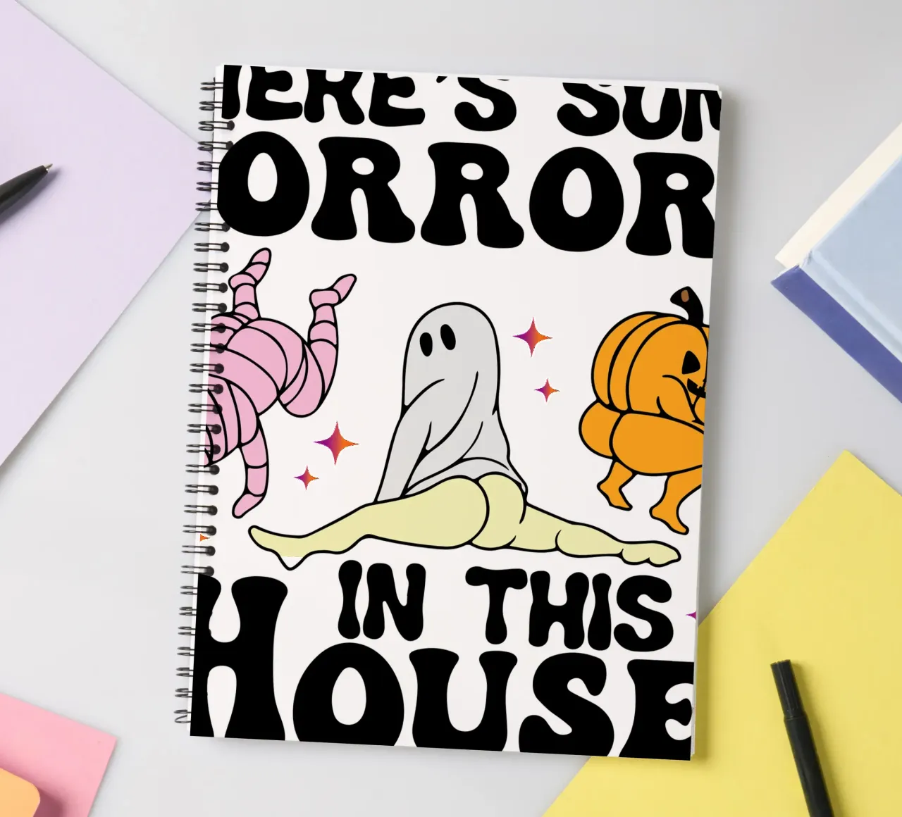 there some horrors in this house spiral notebook by onechoice