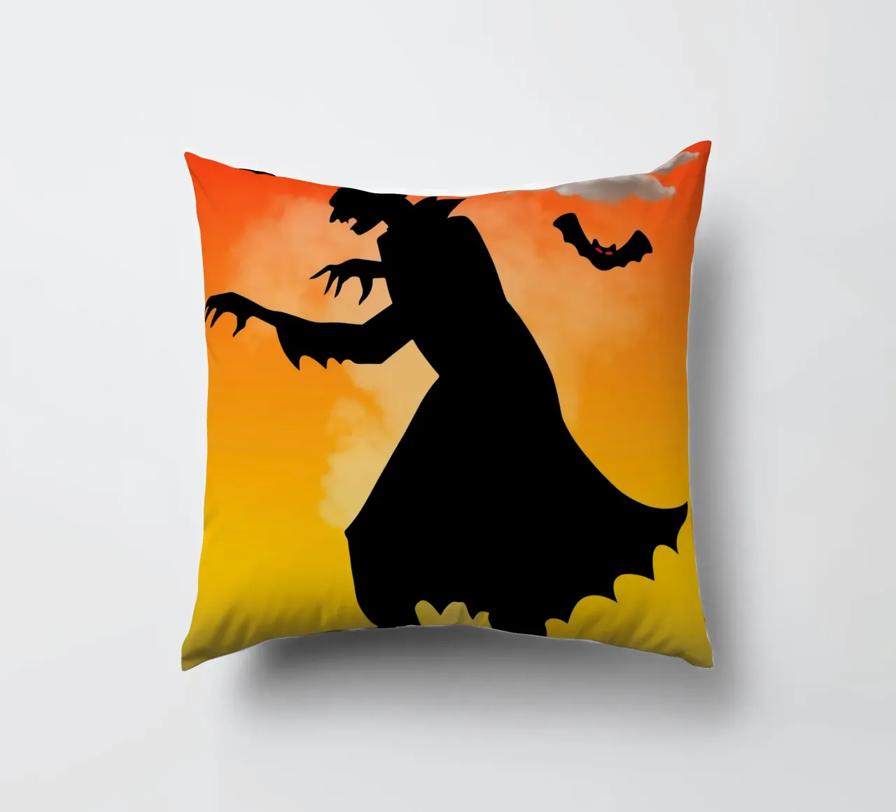 vampire ghost halloween decorative cushion by onechoice