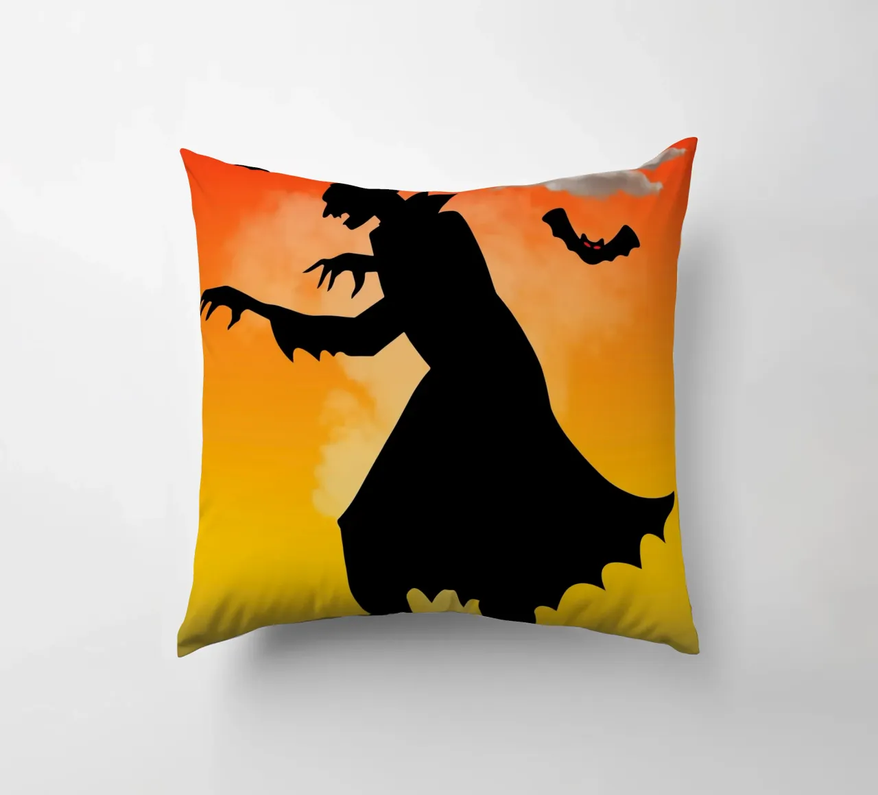vampire ghost halloween decorative cushion by onechoice