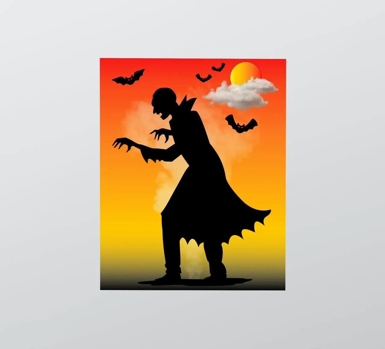 vampir gespenst halloween Sticker von onechoice