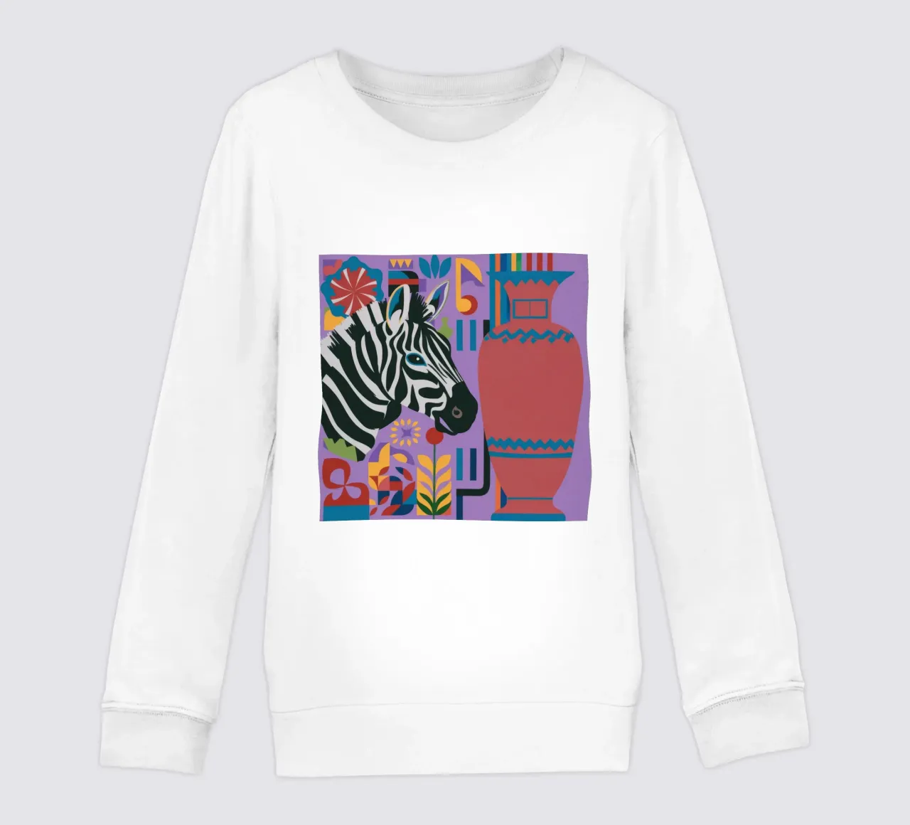 Natura morta di zebra a righe felpa bambino da Arcane Lines