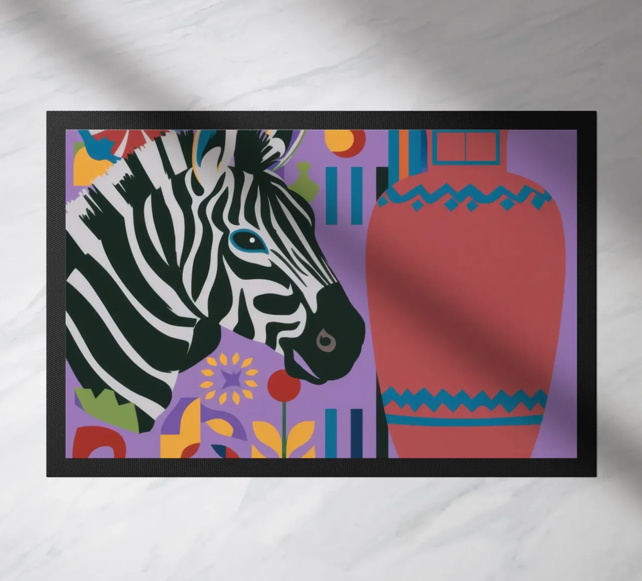 Natura morta di zebra a righe zerbino da Arcane Lines
