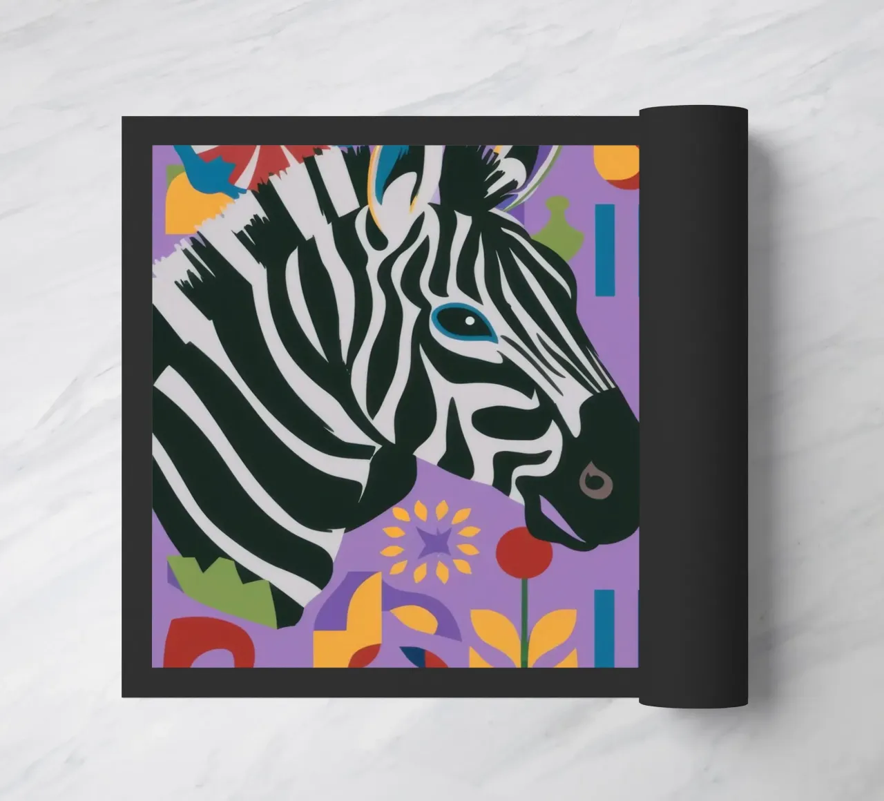 Natura morta di zebra a righe zerbino da Arcane Lines