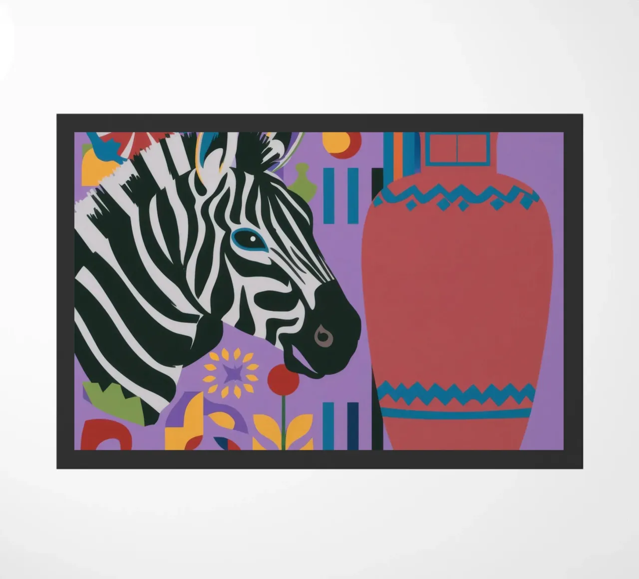 Natura morta di zebra a righe zerbino da Arcane Lines