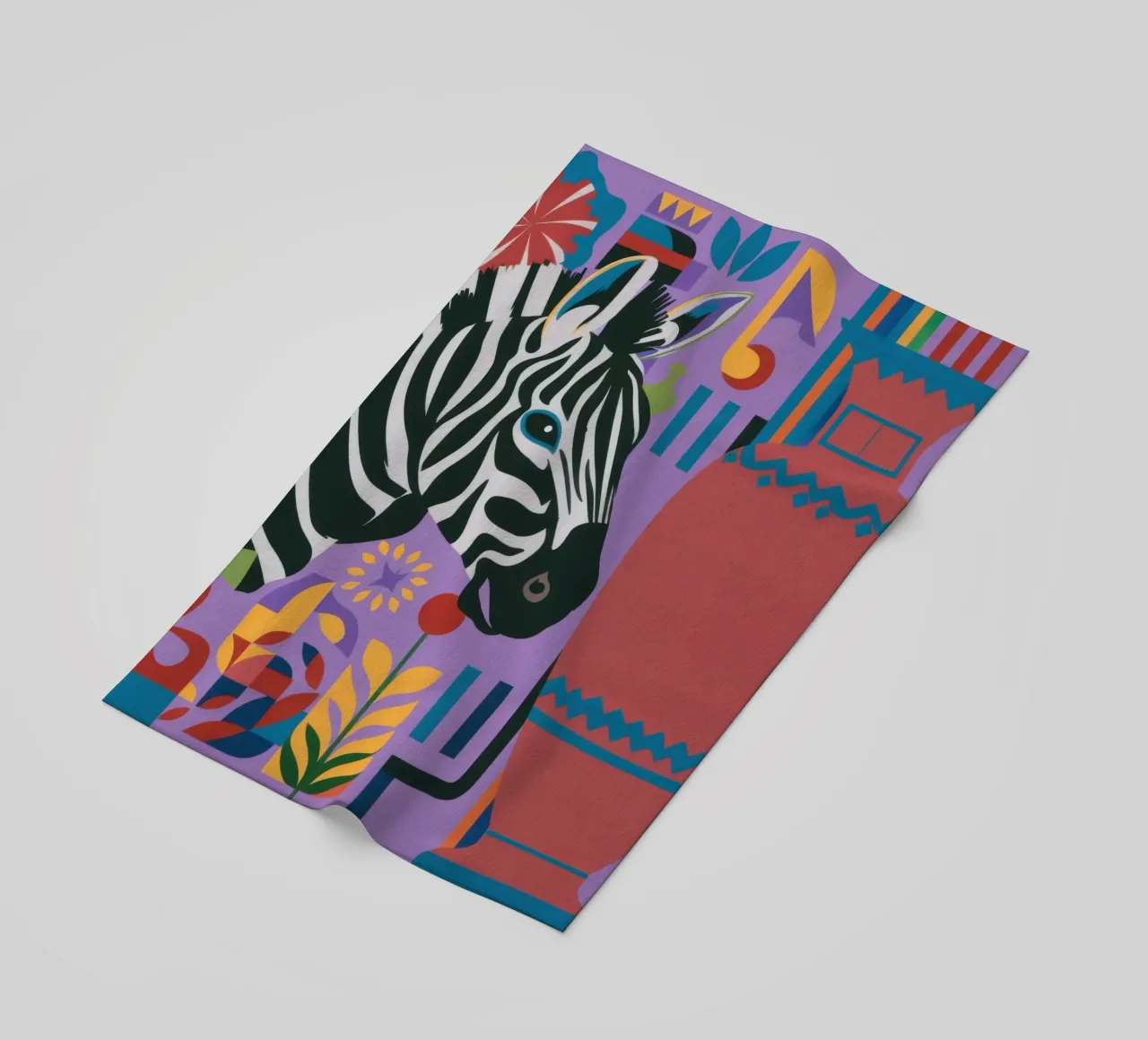Natura morta di zebra a righe telo mare da Arcane Lines