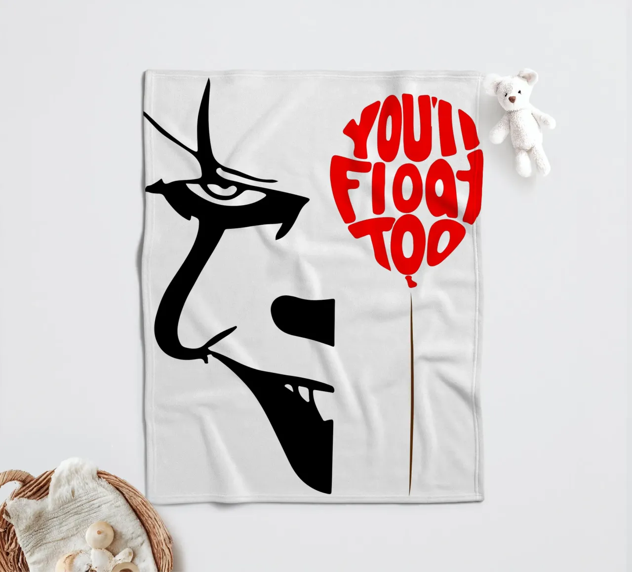 youll float too fleece blanket by onechoice