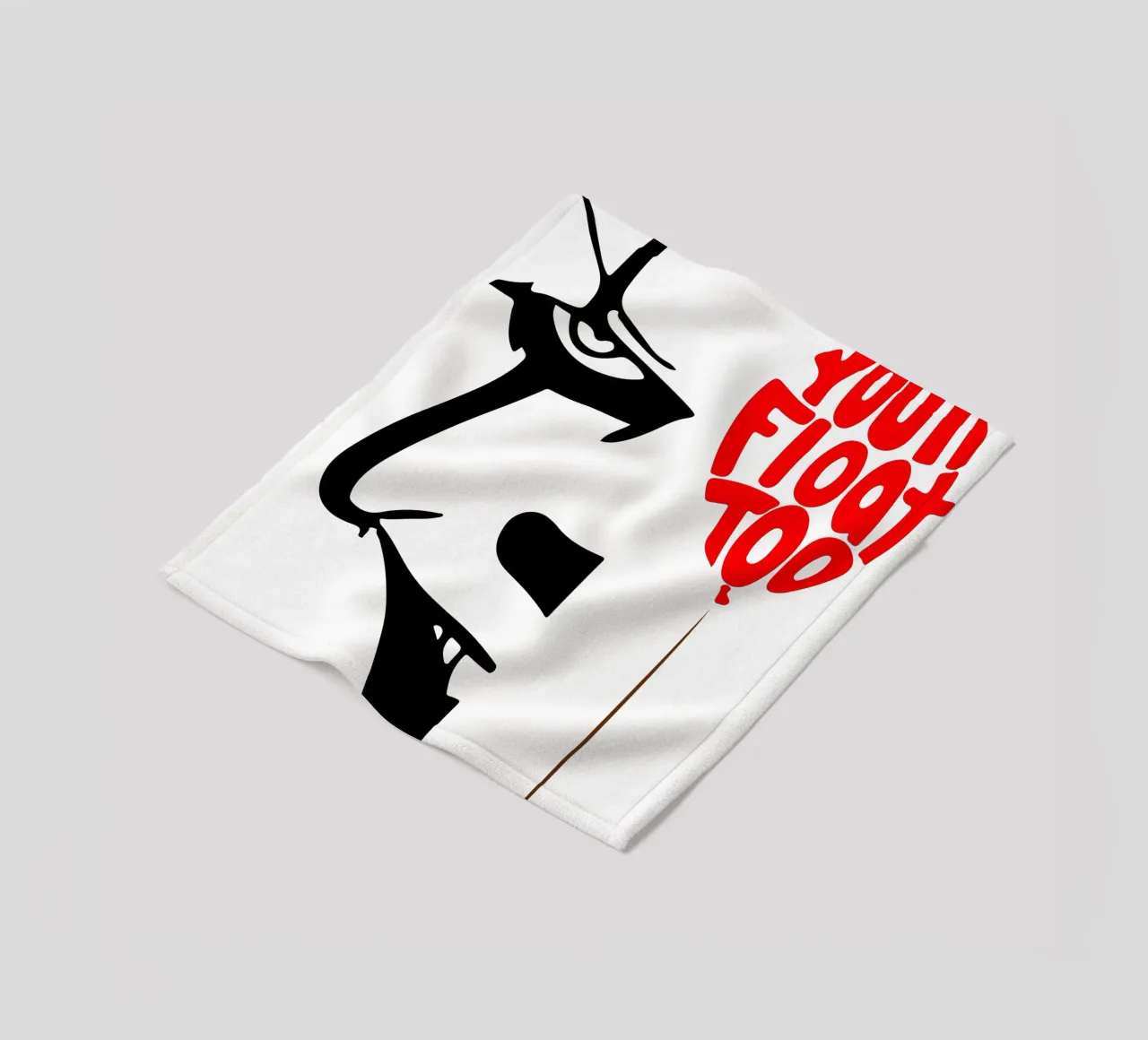 youll float too fleece blanket by onechoice