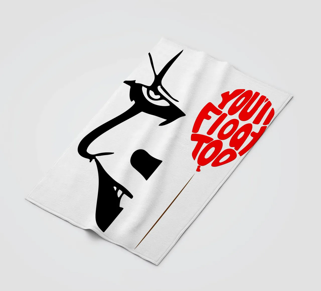 youll float too fleece blanket by onechoice