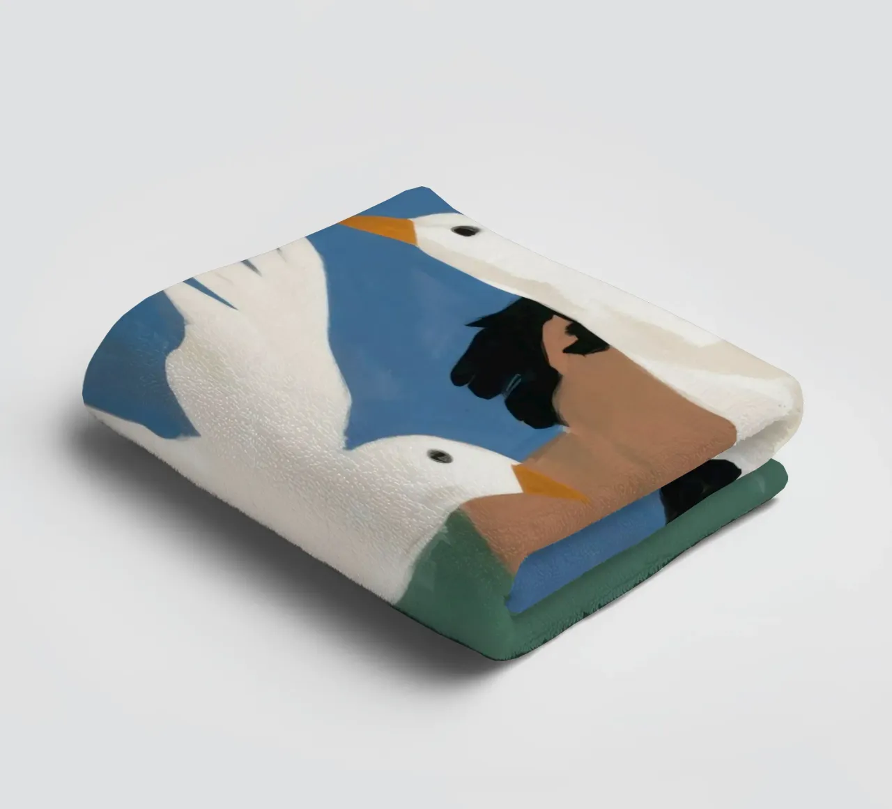 Colombe di pace asciugamano da bagno da Marigold Tiga